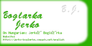 boglarka jerko business card